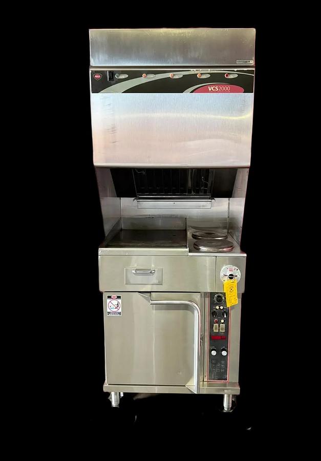 Used Wells ventless wvoc-2hfg 2 stove griddle and oven