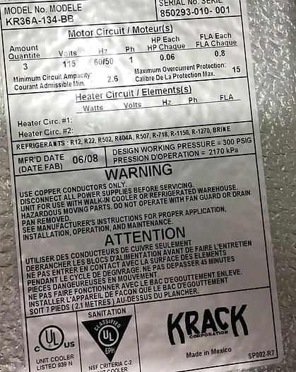 Used Walk in cooler with 9 glass door - great for convenience store- PRICE REDUCED