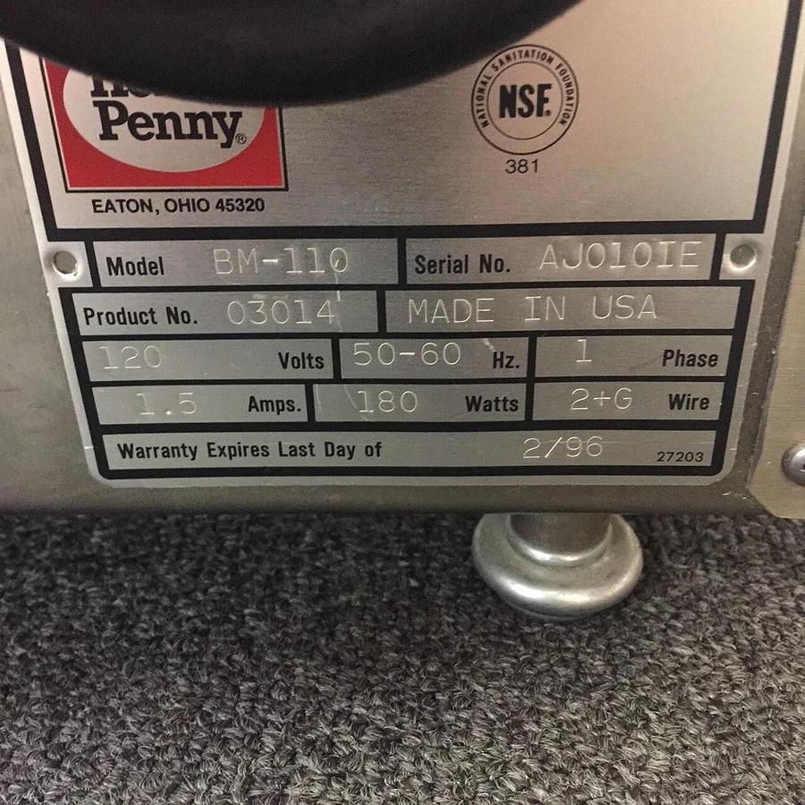 Used Henny Penny Breader - BM-110 - BRAND NEW 