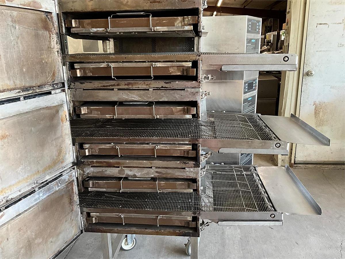Used Turbochef triple stack oven with stand -HHC2020