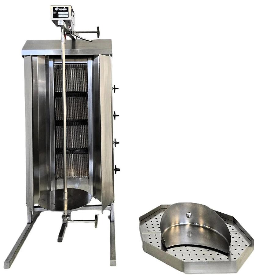 Used Potis NA-GD4-NG Shawarma Machine - Natural Gas -WARRANTY