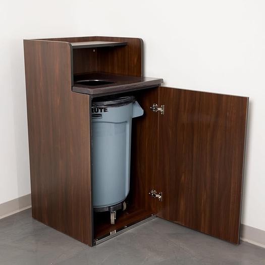 32 Gallon Waste Receptacle Enclosure with Tray Shelf