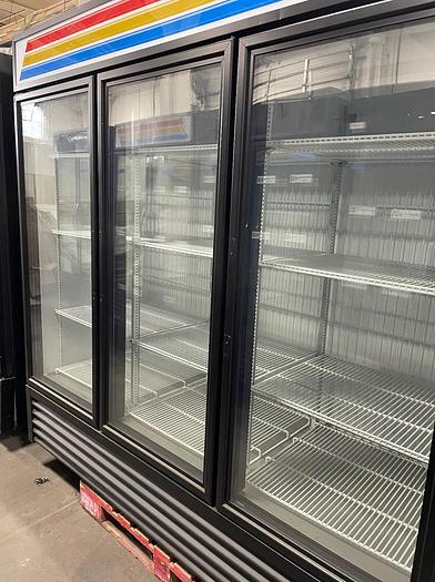 Refurbished 3 Door Glass Freezer | True | Model # GDM-72F-HC-TSL01