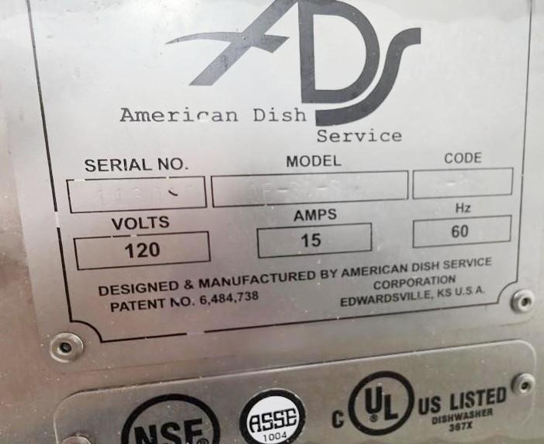 Used ADS Passthrough Dishwasher - low temp - SEE VIDEO