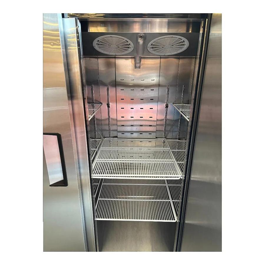 Used Atosa MBF8006GR Upright Refrigerator - 3 Solid Doors