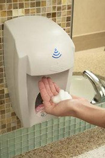 Kutol EZ Foam 1000 mL Black Automatic Hands Free Soap Dispenser - GOJO® Alternat