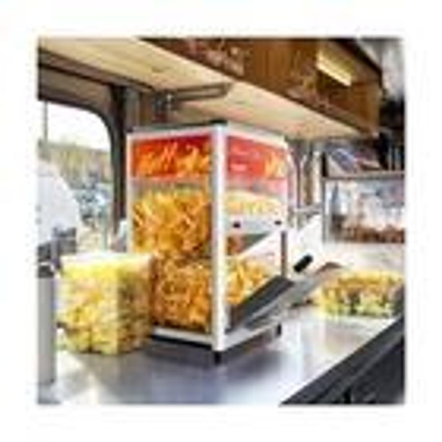 Nacho Machine Food Warmer, Nacho Chip Warmer Countertop Display Case With Light