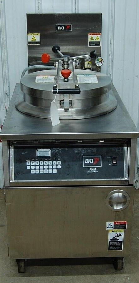Used BKI 75 LB. High Volume Electric Chicken Pressure Fryer w/ Filter 