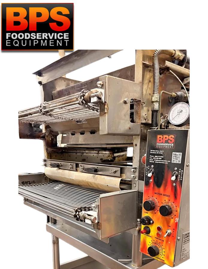 Used Commercial Natural Gas Broiler - BPS Products Model 7910
