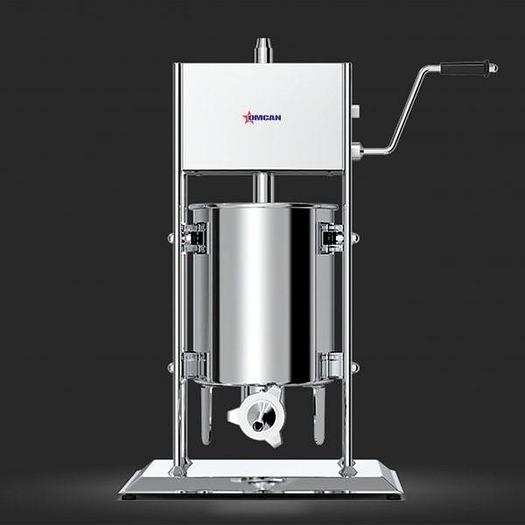 22 lbs/ 10kg Stainless Steel Vertical Manual Sausage Stuffer - Economy model