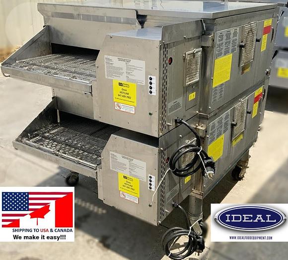 Refurbished Middleby Marshall PS628G gas conveyor Pizza ovens