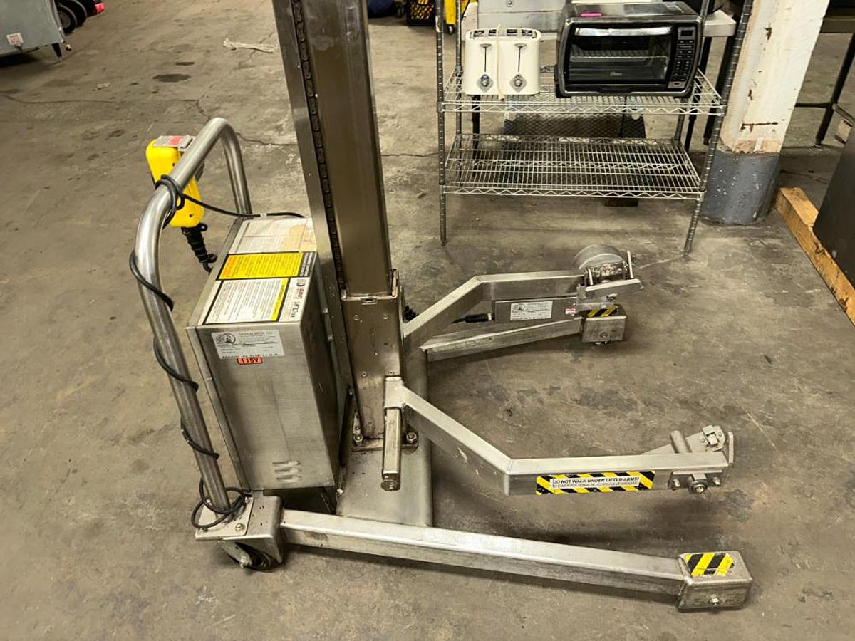 Used Savage Brother 0712 SS STAINLESS STEEL  bakery Bowl kettle lift - 