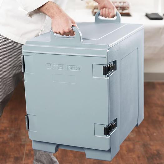 16 3/4" x 24" x 25" Front Loading Insulated Food Pan Carrier- 6 COLORS