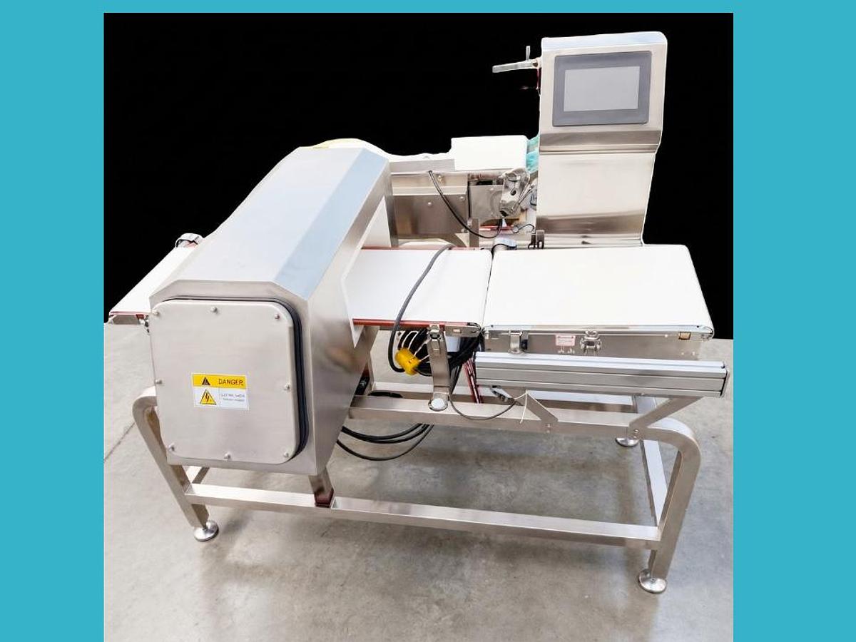 Used Metal Detector & Check Weigher Combo Machine - Like new condition