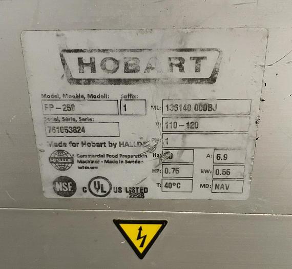 Refurbished Food Processor | Hobart | Model # FP-250