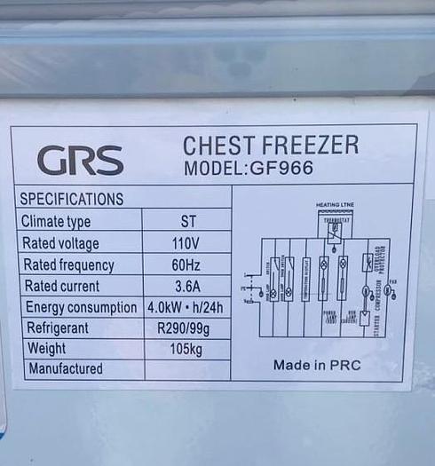 33 CU FOOT HUGE  CHEST FREEZER -