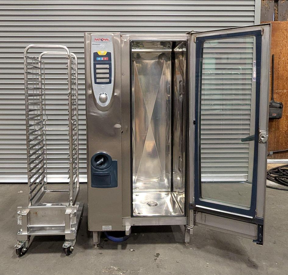 Used Rational SCC201 Electric Selfcooking Center Electric 20 pan Combi Oven