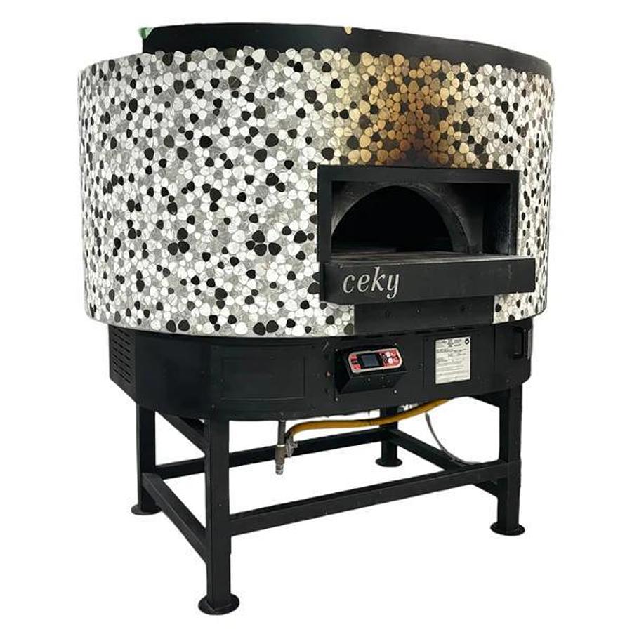Used Forni Ceky Stational Deck Dome Oven, Round Exterior