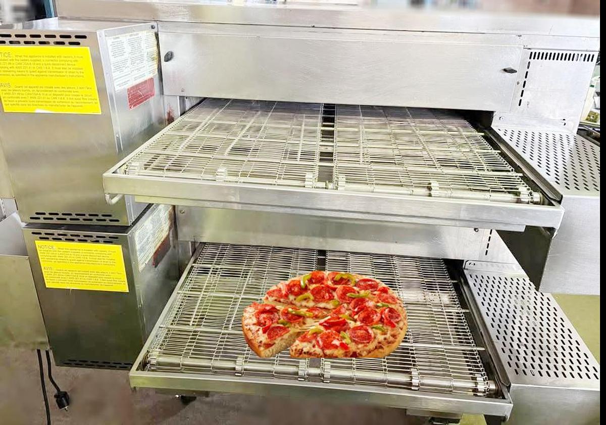 Used Middle By Marshal PS555-2G Conveyor Pizza Ovens
