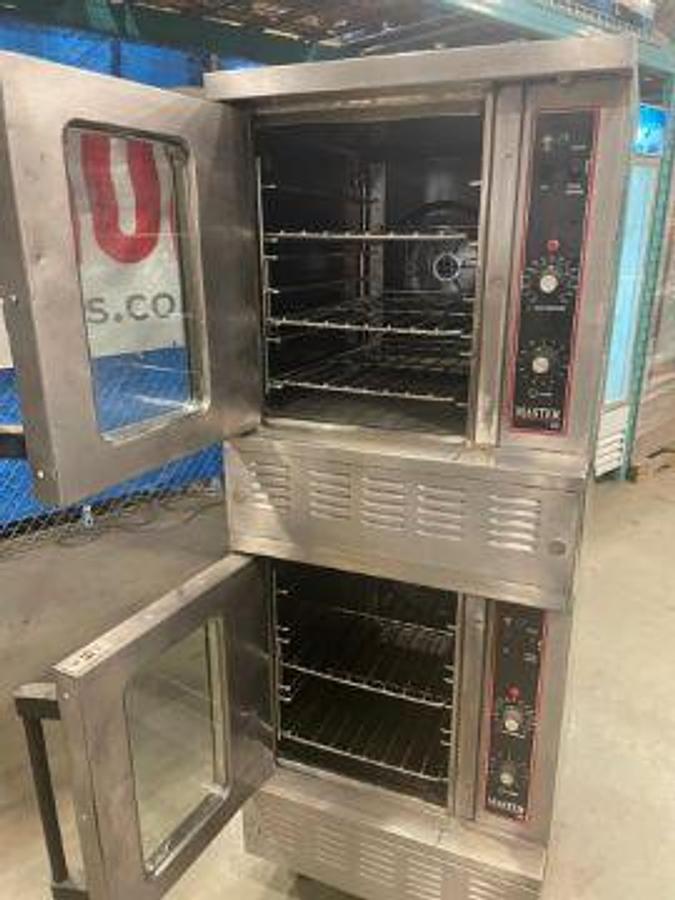 Used GARLAND MASTER 200 DOUBLE STACK HALF SIZE GAS CONVECTION OVEN - very rare used item