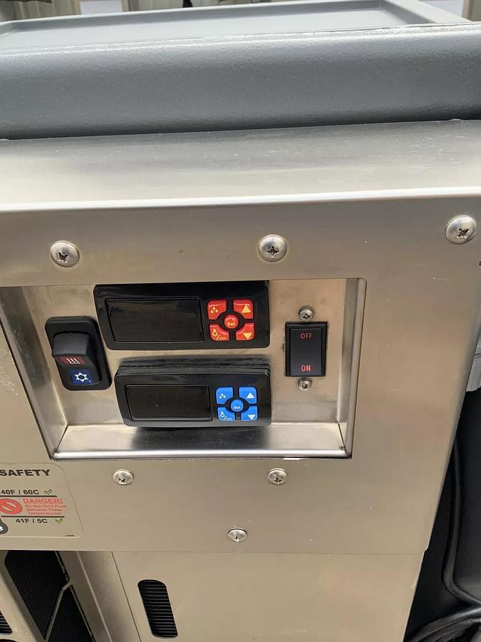 Used Cambro CMBHC1826LF 191 Hot/Cold Electric Cart Low Profile Food Carrier Catering - NEVER BEEN USED