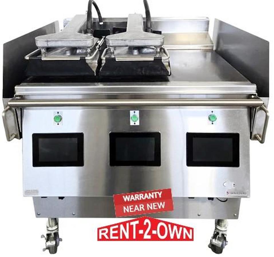 Used Garland  XPG36-2L Clamshell Griddle with Thermostatic Contols - Natural Gas