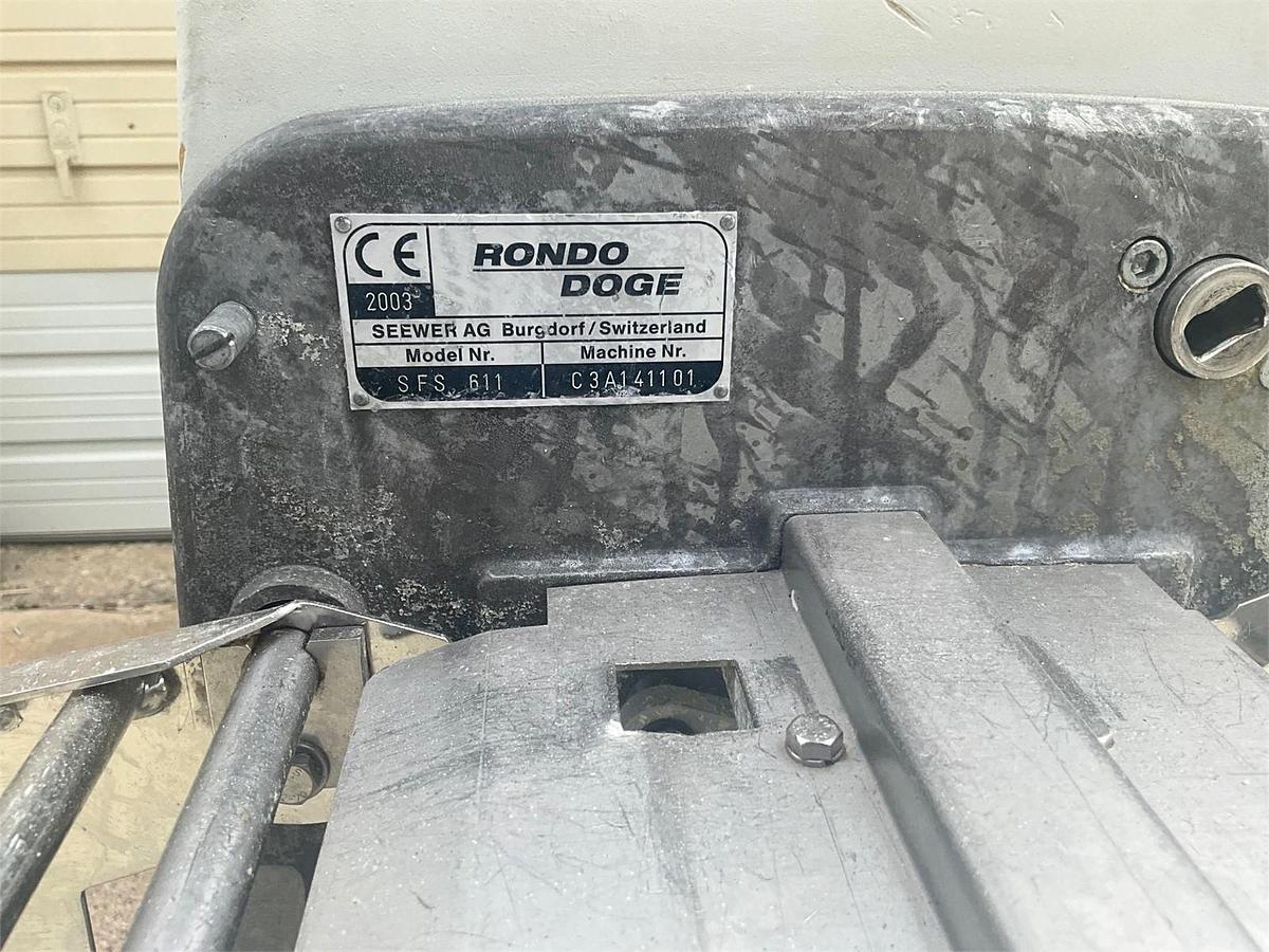 Used Rondo butterfly sheeter