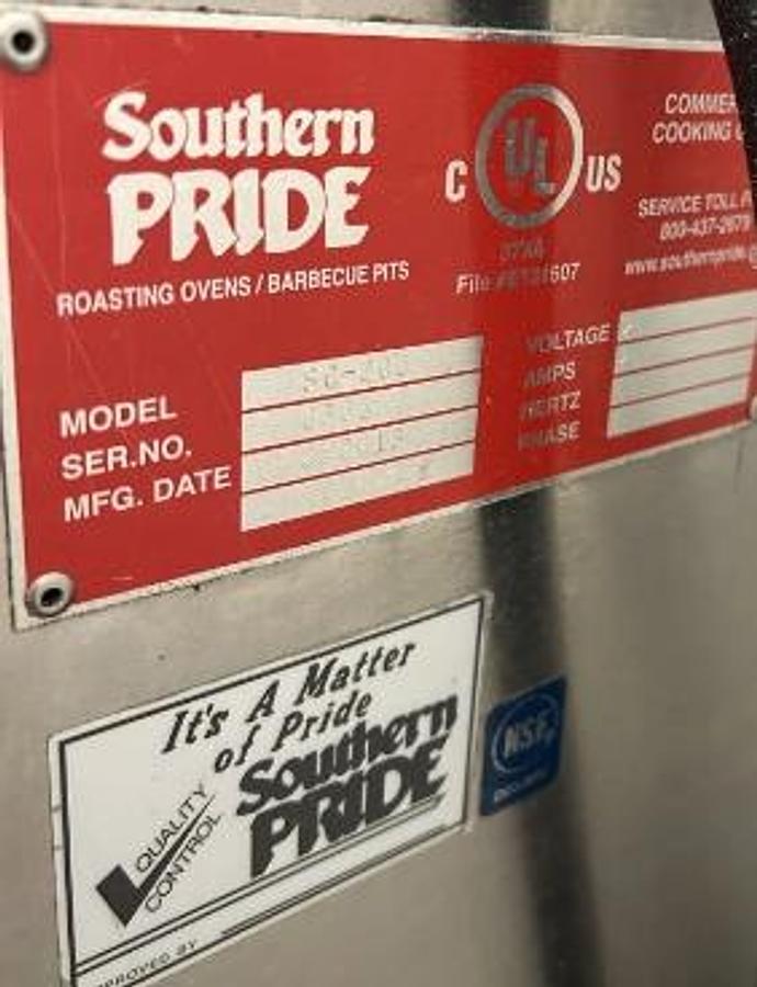 Used SOUTHERN PRIDE SMOKE CHEF ELECTRIC SMOKER