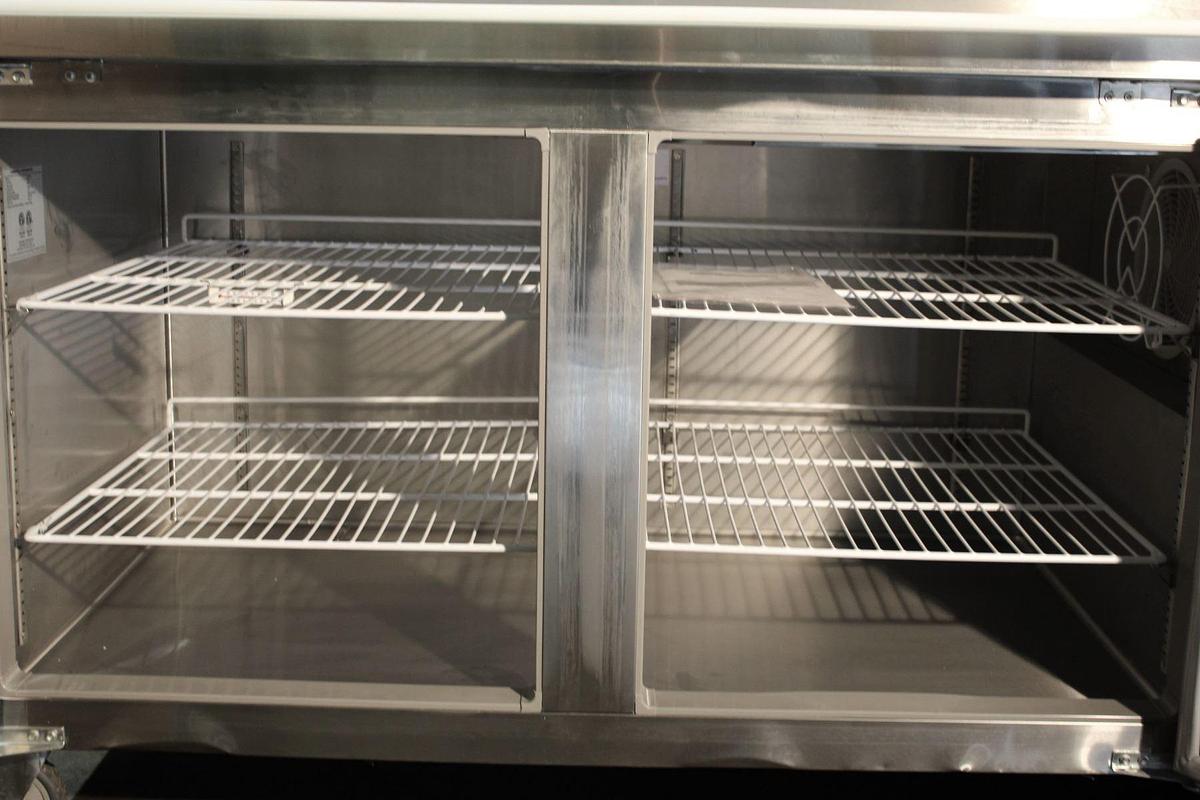 Kalifon Pizza Prep Table - Scratch & Dent - Model: KBR-64B - 67" Wide  - super special