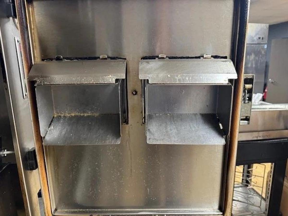 Used DUAL BASKET - AUTOFRY 1 Phase MTI-40C Ventless Deep Fryer with dual heat lamps