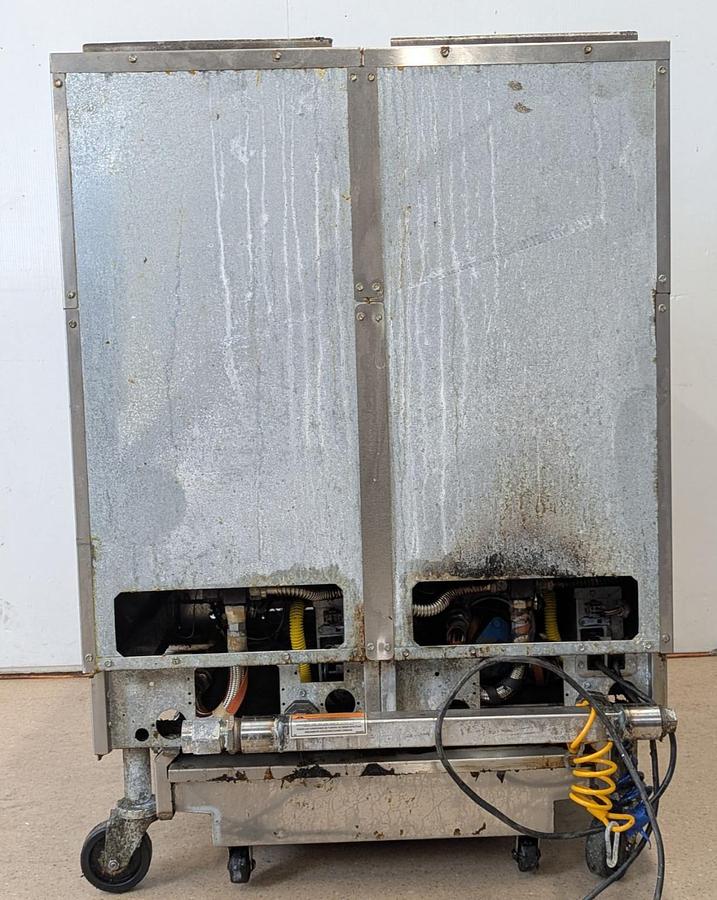 Used Pitco SG14 JS Dual Fryer With Filtration System