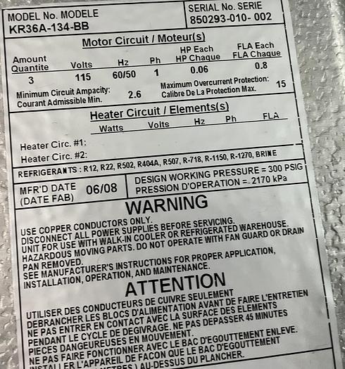 Used Walk in cooler with 9 glass door - great for convenience store- PRICE REDUCED