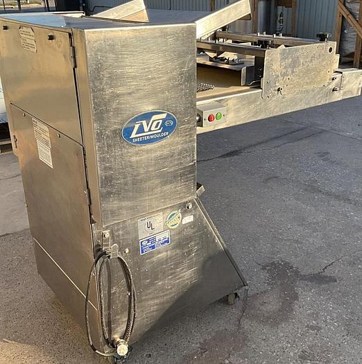 Refurbished LVO dough roller sheeter on casters