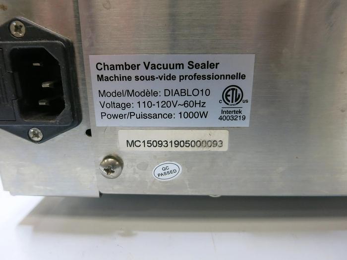 Refurbished  Atmovac DIABLO 10 Vacuum Machine