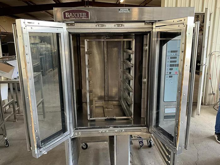 Refurbished Baxter Hobart OV310G Gas mini rack oven steam injected stand bakery bread