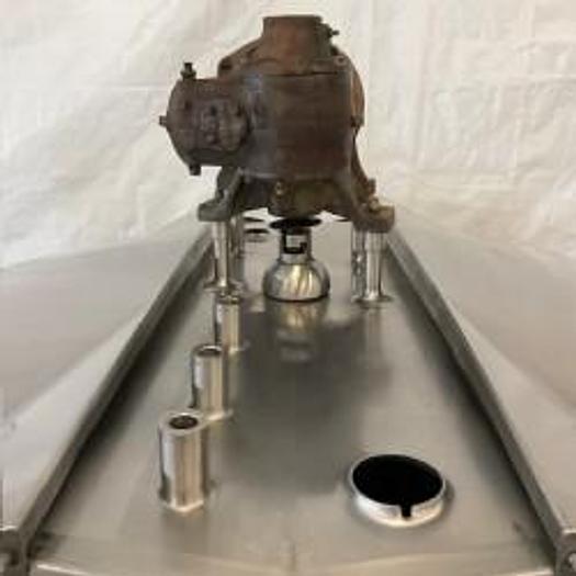 Refurbished Cherry Burrell 200 Gallon Stainless Tank & Stand Processing EPT Jacketed