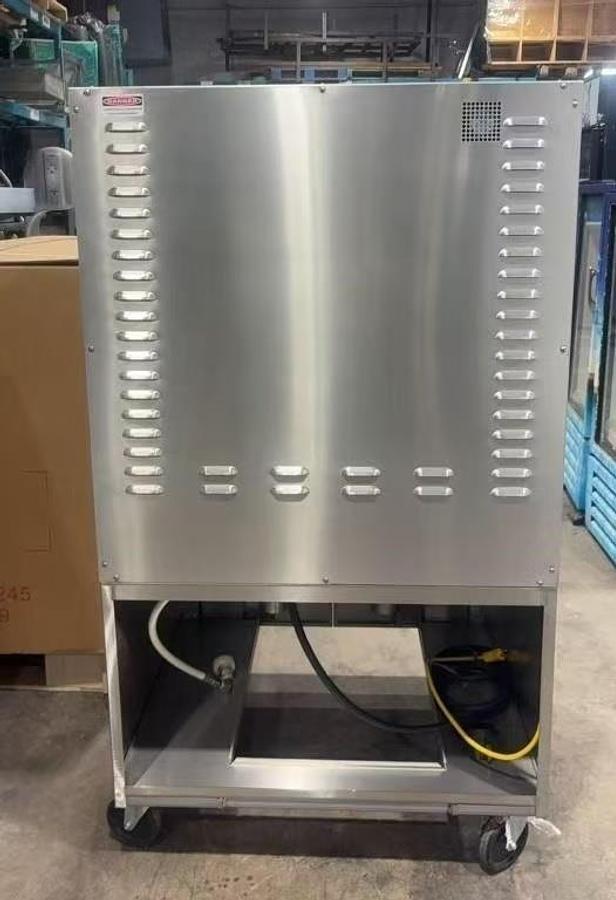 Used AutoFry MTI-40 series commercial deep fryer - double ventless grease fryer