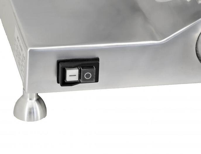 Used 12-inch Belt-Driven Meat Slicer with Blade Locker - Super deal