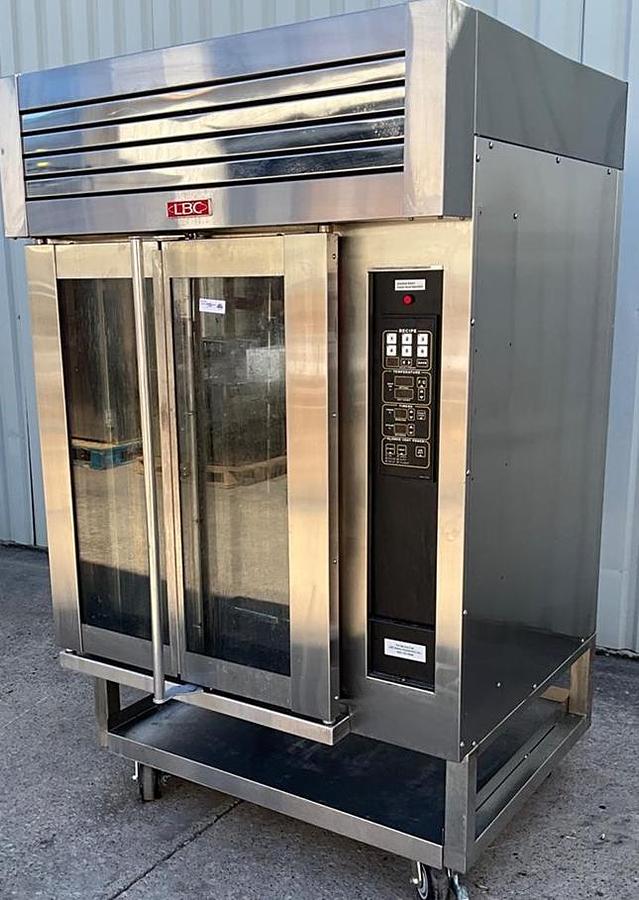 Used  LBC electric mini rack oven steam injected