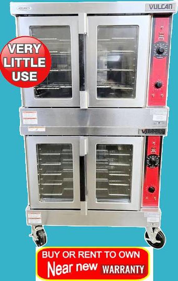 Used Vulcan VC4GD-11D350K Double Deck Convection Oven - Nat Gas