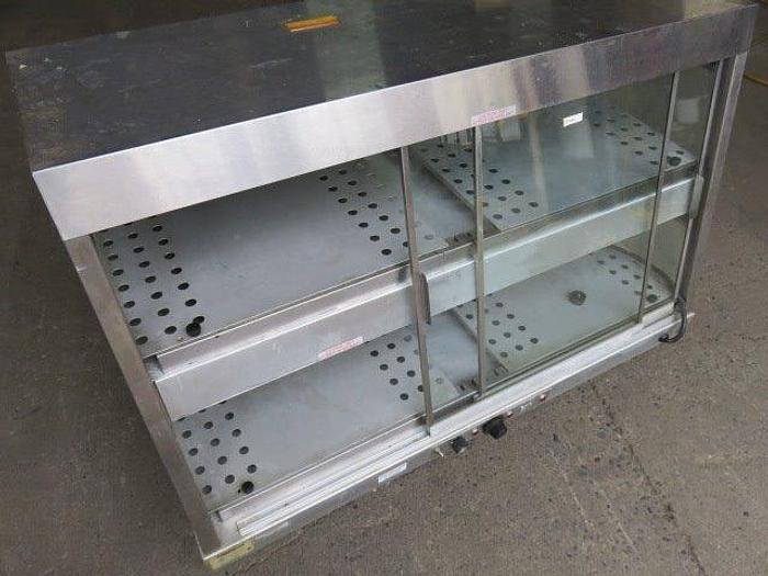 Used Merco countertop heated reach in display case
