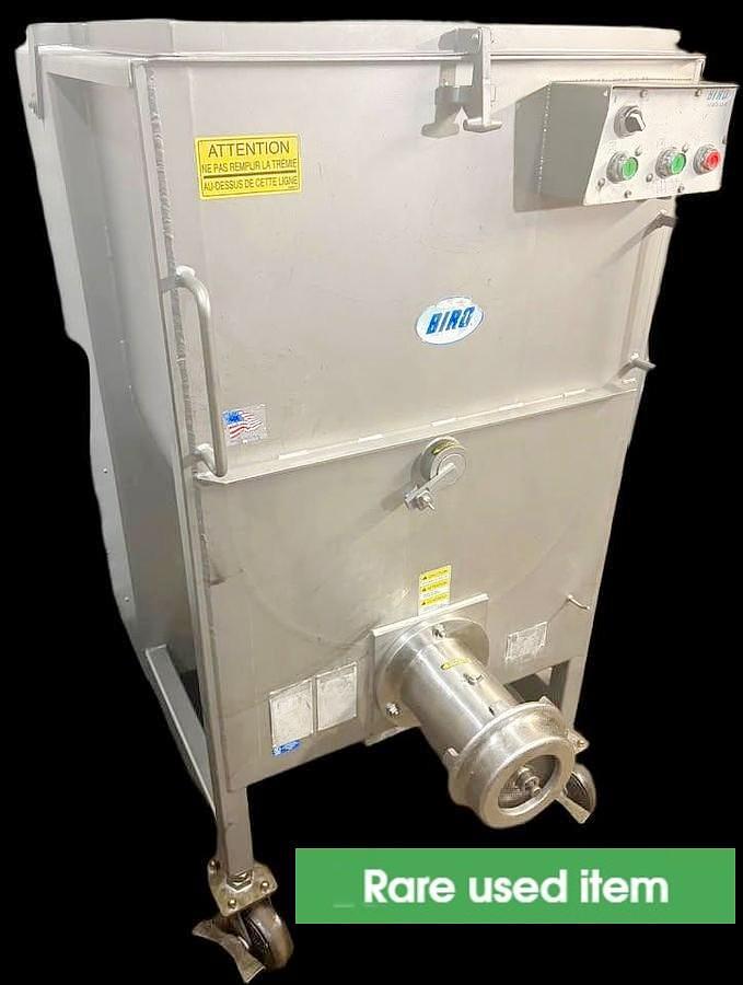 Used Heavy duty meat grinder BIRO AFMG 52 -4 - 400 lb hopper