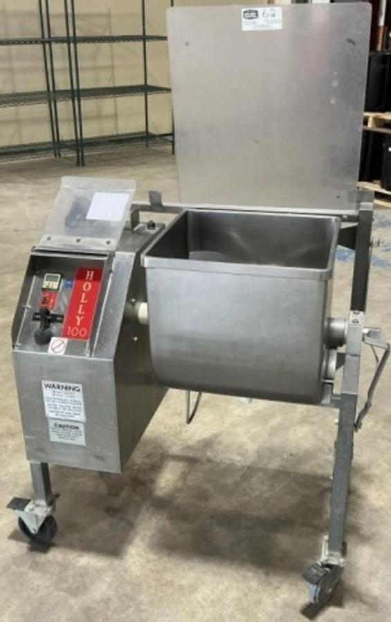 Used Clean Working Industrial Hollymatic HM-100 Mixer