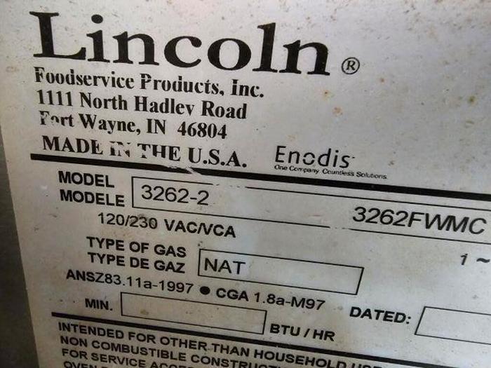 Refurbished Linclon Impinger Gas Conveyor Ovens Model 3262-2 - HAS 4 CONVEYOR DECKS