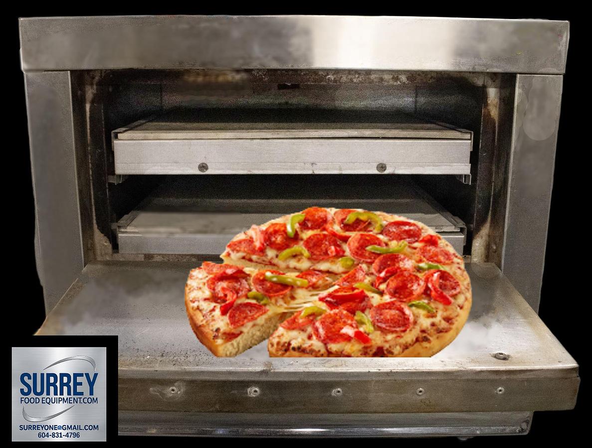 Used GARLAND PIZZA OVEN DOUBLE STONE DECKS 16" X 16"