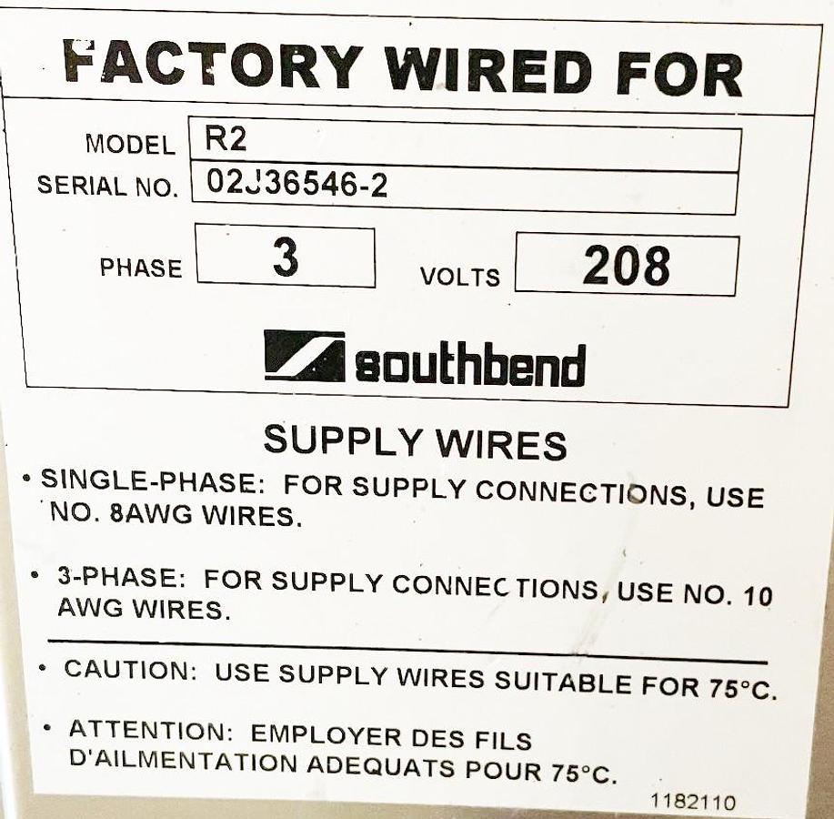 Used Southbend R2 Steamer Electric