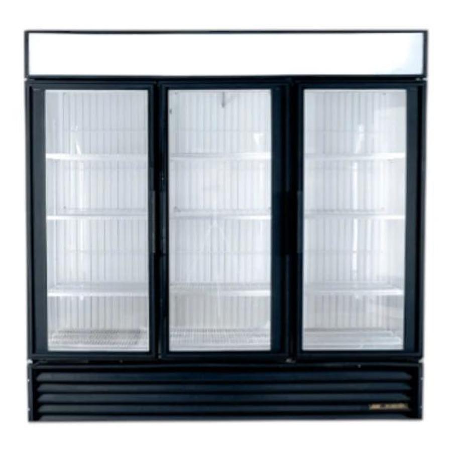 Used True GDM-72F 3 Glass Door Freezer - Refurbished