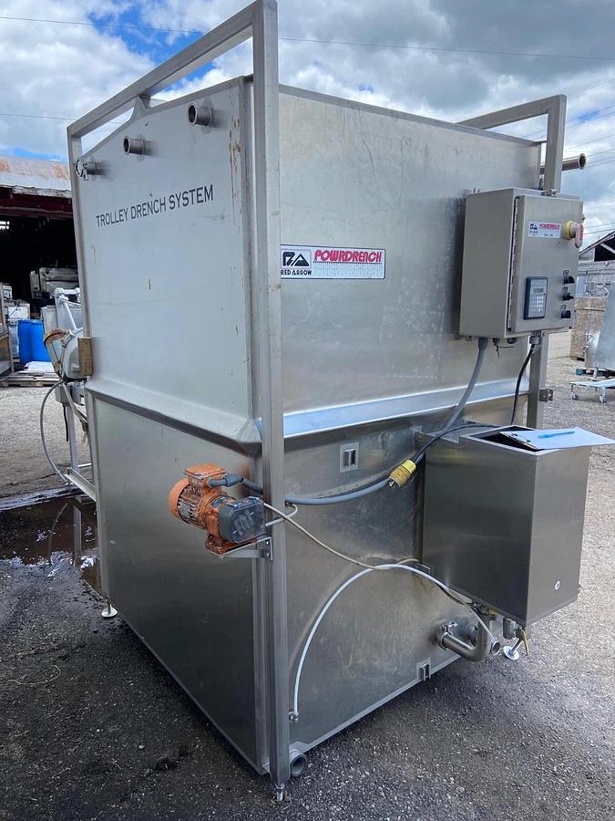 Used Powerdrench Cabinet Model: 2000 Trolley drench system