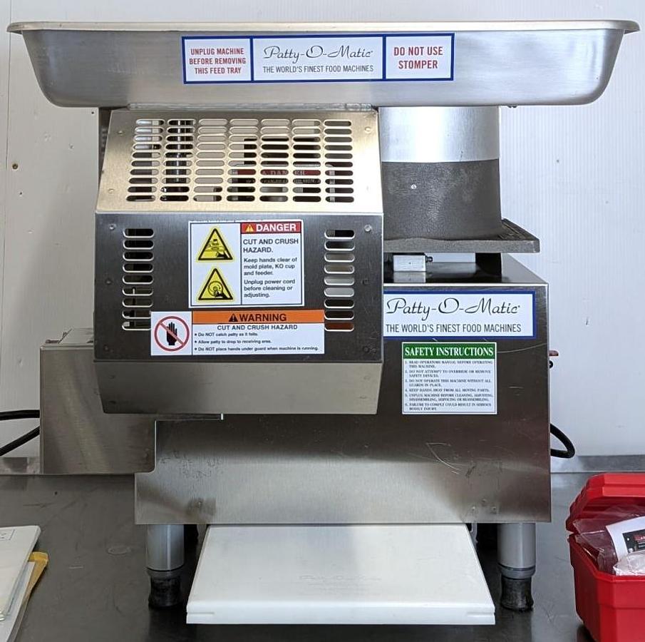 Used Patty-O-Matic PR12 Automatic Patty Forming Machine - LIKE NEW CONDITION -WARRANTY