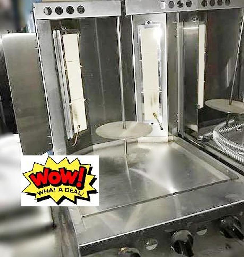 Donair - Gyro -Shwarma Machines NATURAL GAS - 3 available - BRAND NEW -price has been slashed